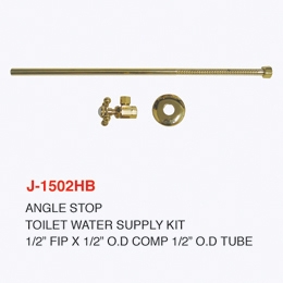 ANGLE STOP TOILET WATER SUPPLY KIT